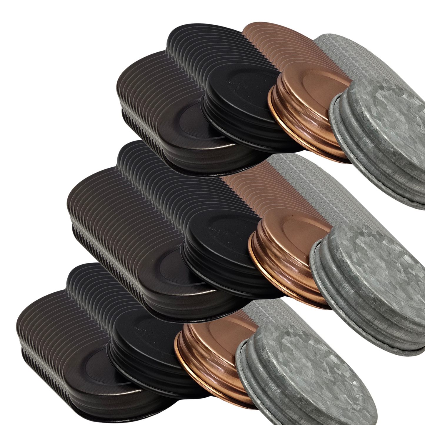 Heavy Duty Reproduction Mason Jar Lids Set