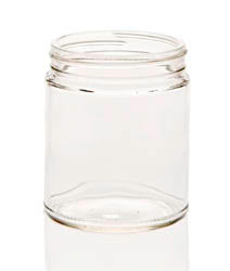 9oz Straight Sided Clear Candle Glass Jar - AFFILIATED