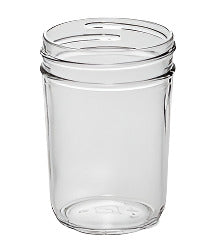 Straight Sided "Jane" Jelly Jar 8oz - AFFILIATED - Candle Cocoon, LLC