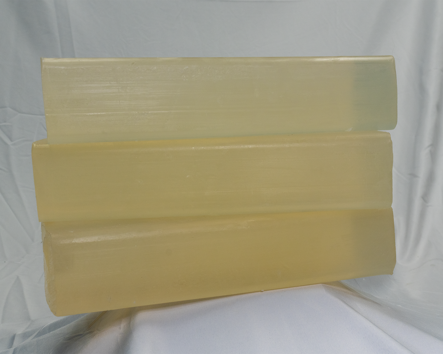 Shaving Soap Soap Base 3 Large Blocks on White Background Bulk Stock