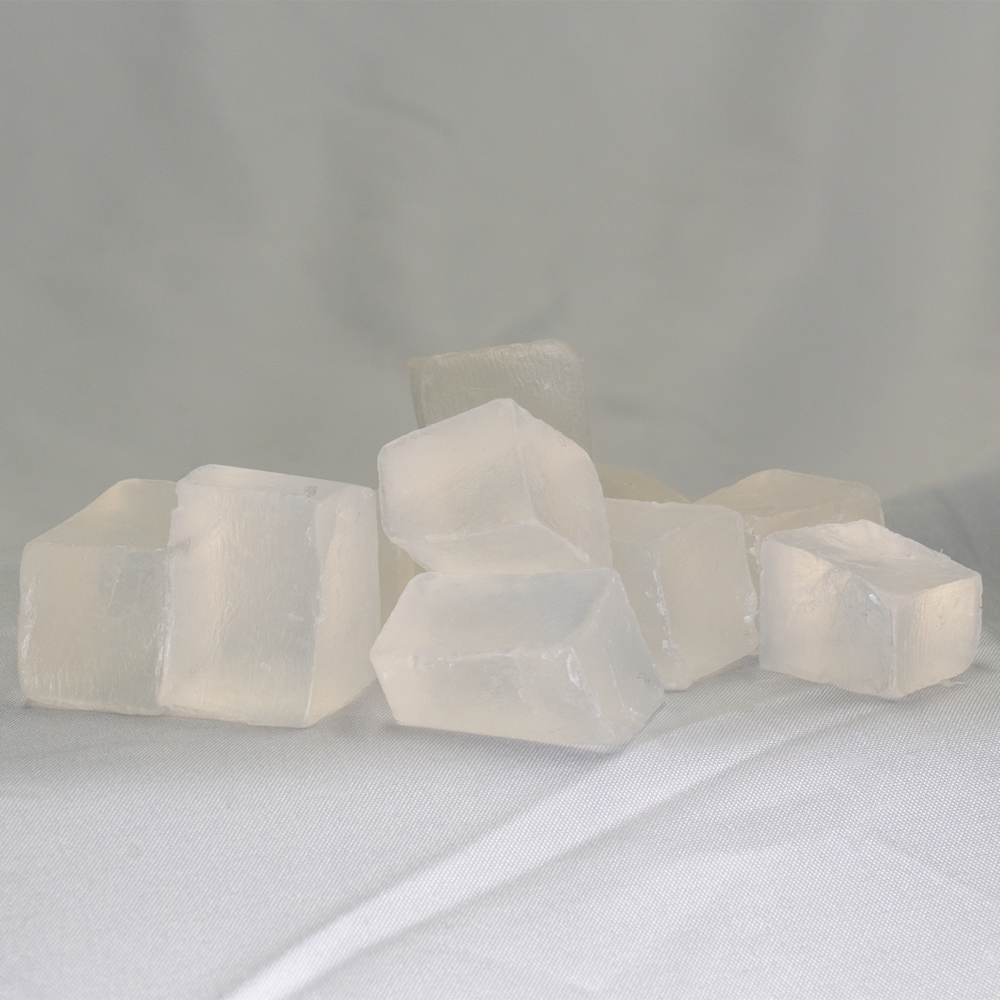 White Soap Base 2oz Blocks on White Background