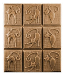 Funky Kitty Kats - 3 designs - 9 Cavity - candle-cocoon