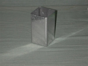 Square Aluminum Mold - candle-cocoon