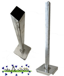 Diamond - Tall Skinny Taper - Tin Plated Metal Mold - Candle Cocoon, LLC