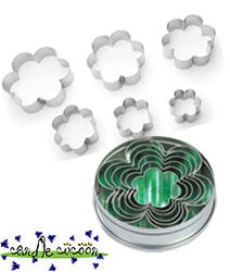 Cutter - Six Different Sized Flowers - Candle Cocoon, LLC