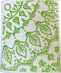 Wash Towel - Mandala Green