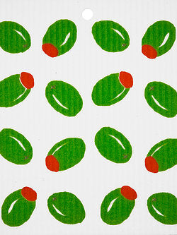 Wash Towel - Olives - Candle Cocoon, LLC