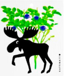 Wash Towel - Moose/Blueberry - Candle Cocoon, LLC