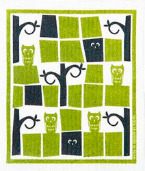 Wash Towel - Owls with Spooky Trees - Candle Cocoon, LLC