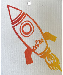 Wash Towel - Rocket Ship - Candle Cocoon, LLC