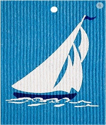 Wash Towel - Sailboat - Candle Cocoon, LLC