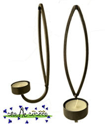 Danish Iron - Tealight Sconce - Candle Cocoon, LLC