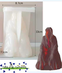 Specter in Robe - Silicone Mold - Candle Cocoon, LLC