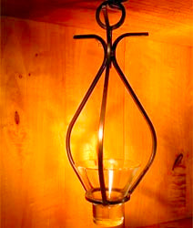 Danish Iron - Tear Drop - 1 Holder Hanging - Candle Cocoon, LLC