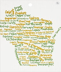 Wash Towel - Wisconsin Green Gold - Candle Cocoon, LLC