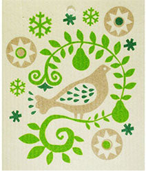 Wash Towel - Partridge/Pear - Candle Cocoon, LLC