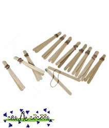 Craft Sticks And/Or Rubber Bands (Wick Holder Assembly) - Candle Cocoon, LLC