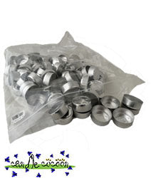 Tea Light Molds -- Aluminum (Bag of 100) - Candle Cocoon, LLC