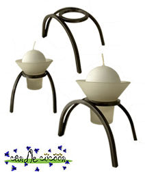 Danish Iron - Tripod Votive - Candle Cocoon, LLC