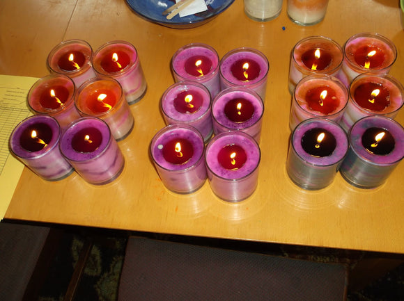 Test Burning Candles for Proper Wick Size