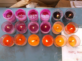 Testing candles for Proper Wick Size--Pictorial