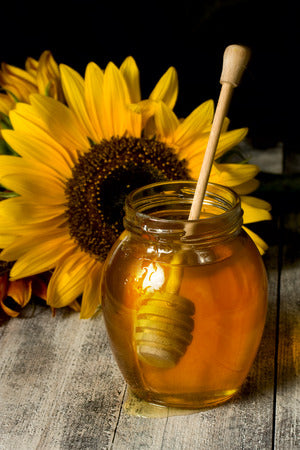 Fall sunflower and honey 