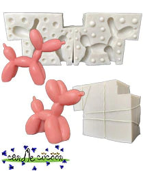 Balloon Dog Silicone Mold for Soap or Bath Bombs