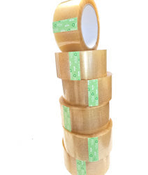 Six rolls of biodegradable tape for packaging