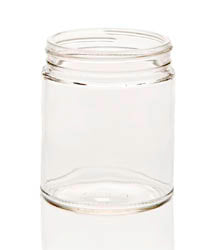 9oz Straight Sided Candle Glass Jars in Amber, Clear, Blue - AFFILIATED