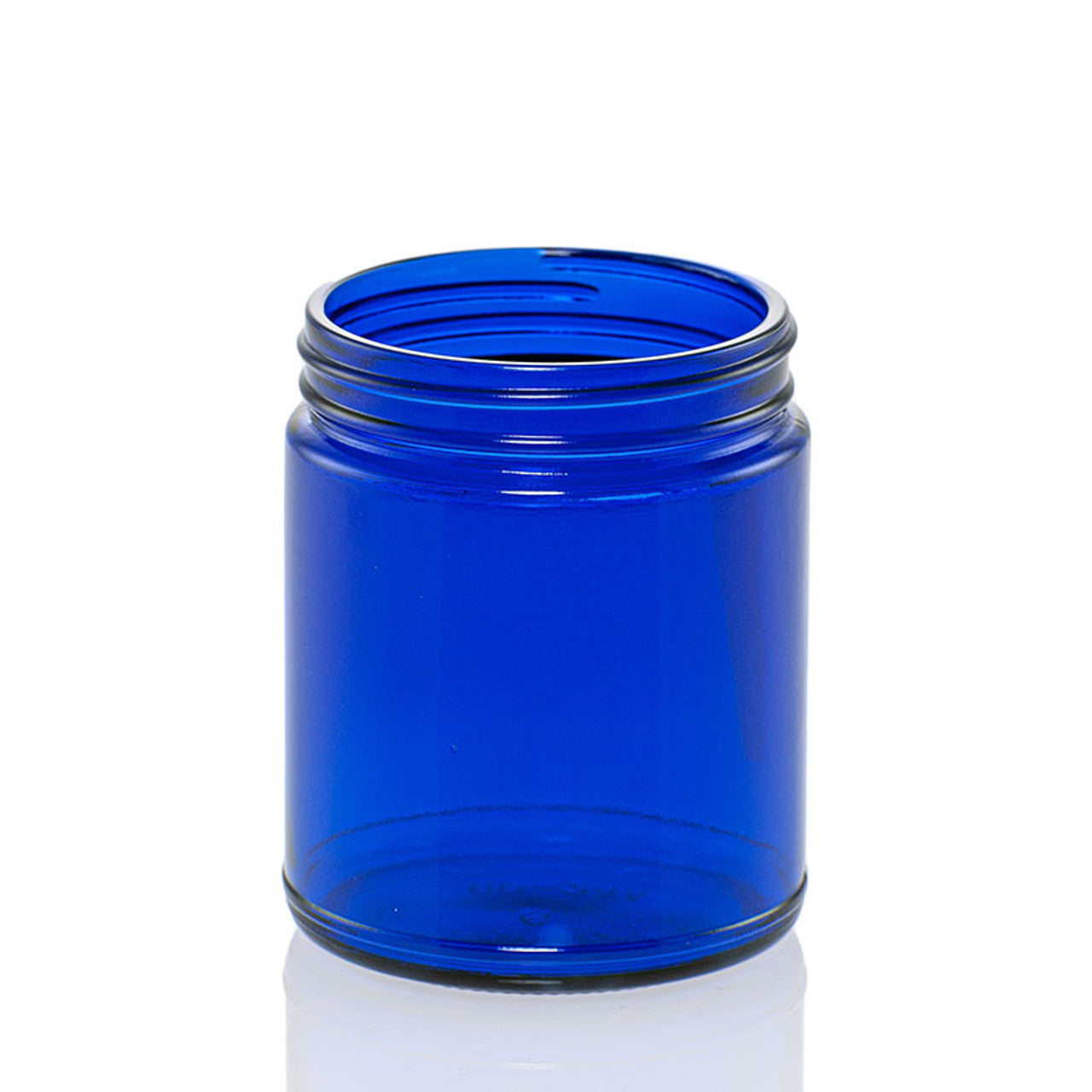 9oz Straight Sided Candle Glass Jars in Amber, Clear, Blue - AFFILIATED