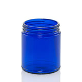 9oz Straight Sided Candle Glass Jars in Amber, Clear, Blue - AFFILIATED