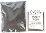 Black mica powder in bags