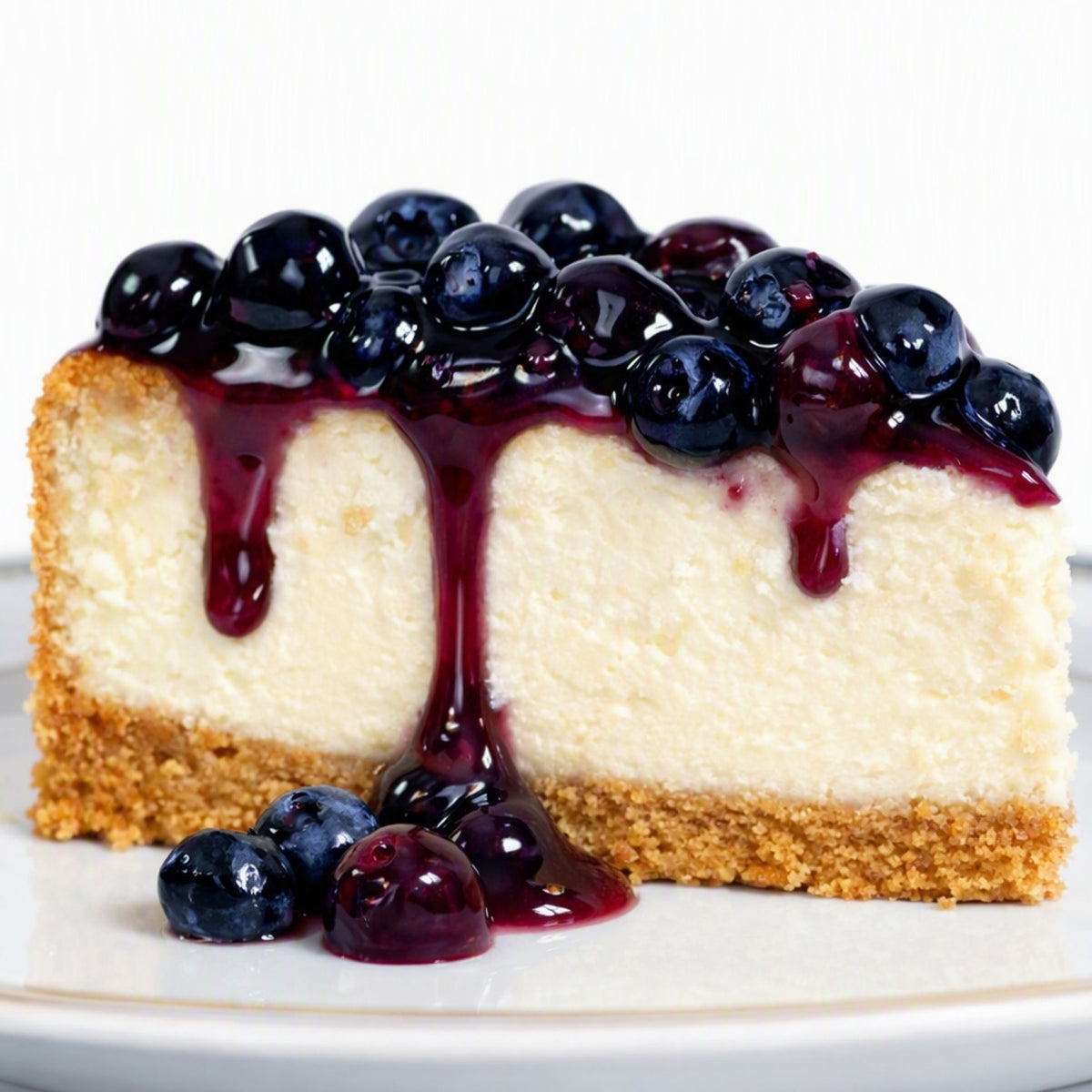 Cheesecake topped with blueberries.  This is what Blueberry Cheesecake fragrance oil smells like.
