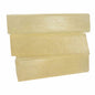 Organic Oil Melt and Pour Soap Base — three translucent yellowish-beige rectangular soap blocks stacked horizontally on a pure white background. The smooth, glossy surfaces highlight the soap’s natural, detergent-free formulation and gentle, moisturizing quality.