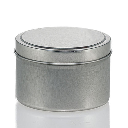 Silver Round Tin 4oz,6oz, 8oz, 12oz  - AFFILIATED