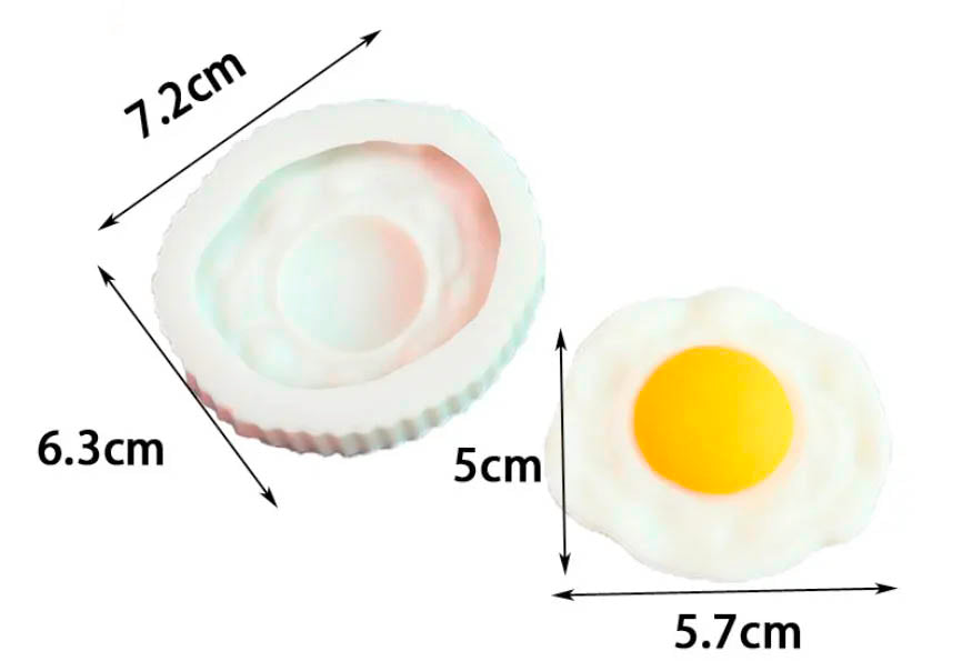 Sunny Side Up Egg Mold Candle Cocoon LLC Sunny Side Up Egg Mold Candle Cocoon LLC