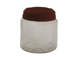 16oz Apothecary Jar with Rustic Lid - candle-cocoon