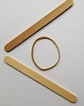 Craft Sticks And/Or Rubber Bands (Wick Holder Assembly) - candle-cocoon