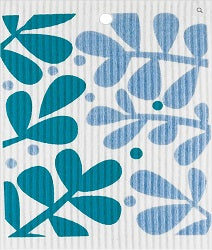 Wash Towel - Blue Leaves*