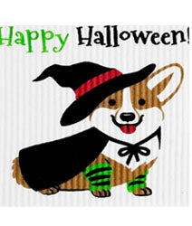 Wash Towel - Corgi Happy Halloween - Candle Cocoon, LLC