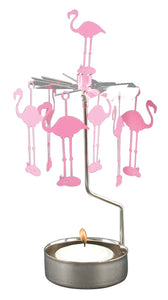 Rotary Candle Holder - Flamingo
