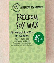 Freedom Soy Wax Beads - 45 lb bag