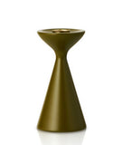 Small Inga Olive Green Freemover Candle Holder