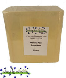 Melt and Pour Soap Base - SFIC -Honey - Clear- SLS FREE - Natural - Candle  Cocoon
