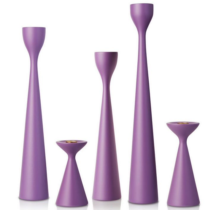 Freemover Candle Holder Lavender Purple Set 14