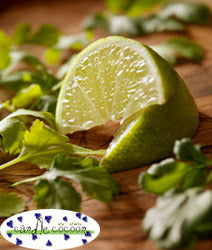 Lime and cilantro to be used as a fragrance oil