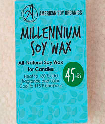 American Soy Organics Millennium Wax - 10 lb Bag of Natural Soy