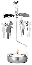 Rotary Candle Holder - Moose