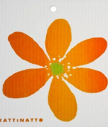 Wash Towel - Orange Anemone*