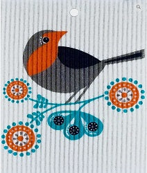 Wash Towel - Paisley Bird